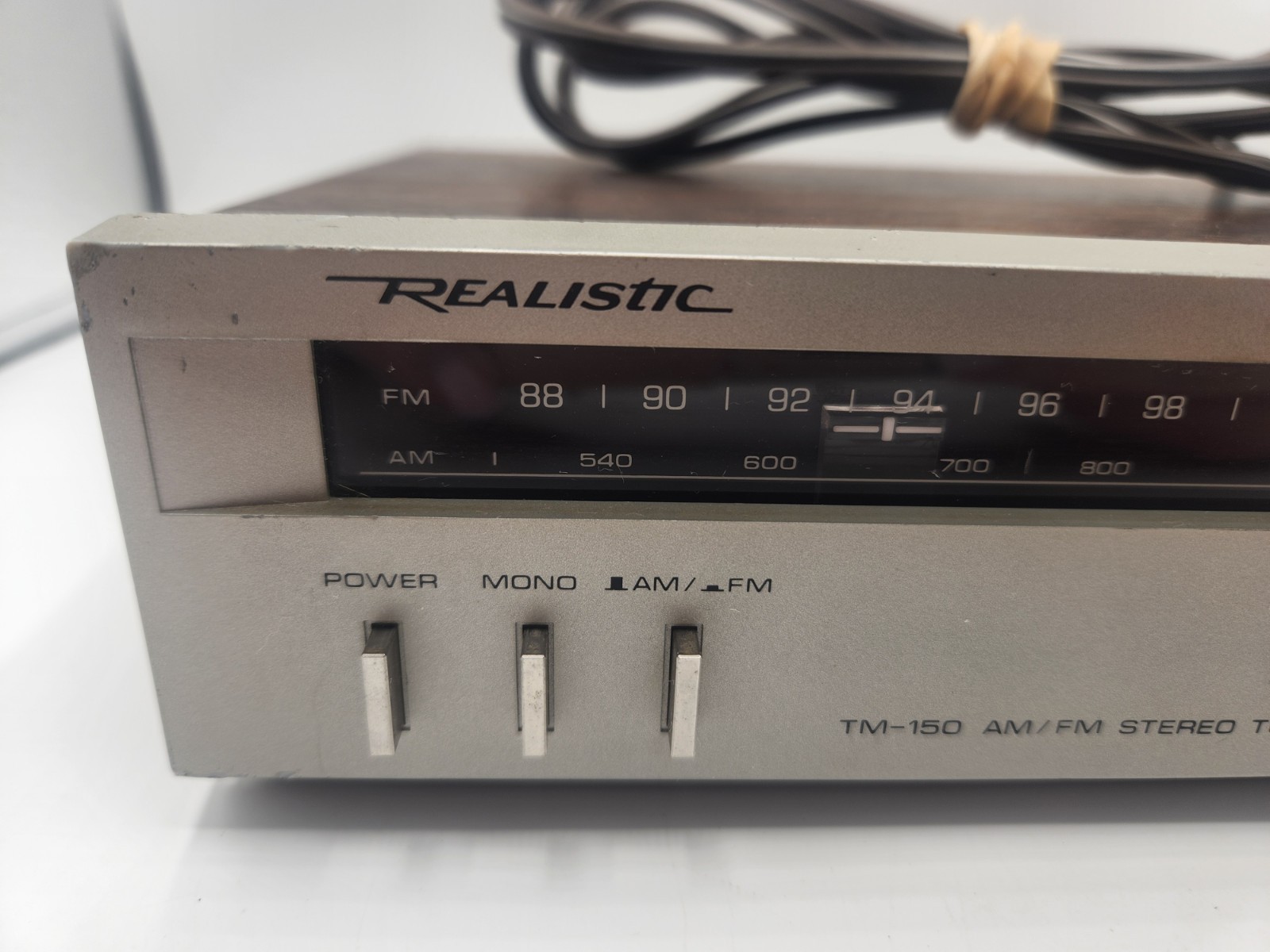 Vintage Realistic TM-150 Stereo AM/FM Radio Tuner 31-1956 Radio Shack FOR PARTS