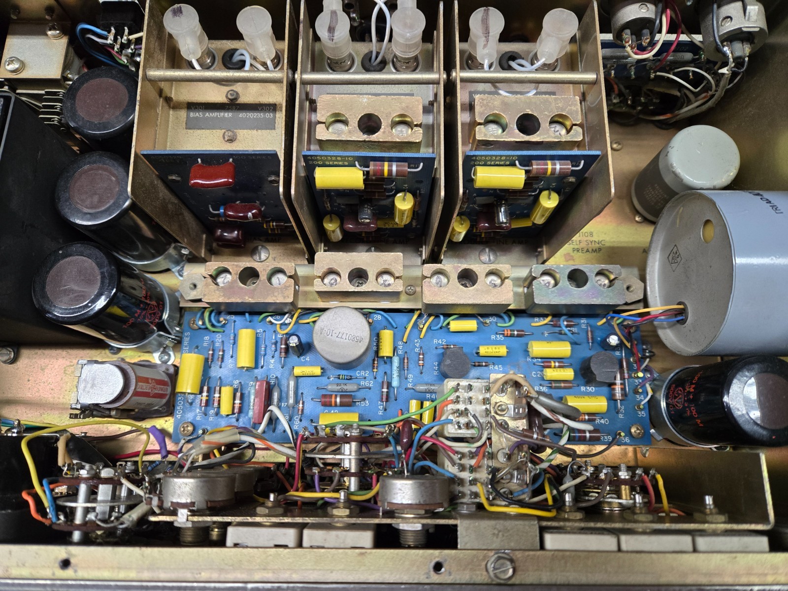 PAIR Ampex MR70 channel amplifiers | Fully Rebuilt by Purple Audio