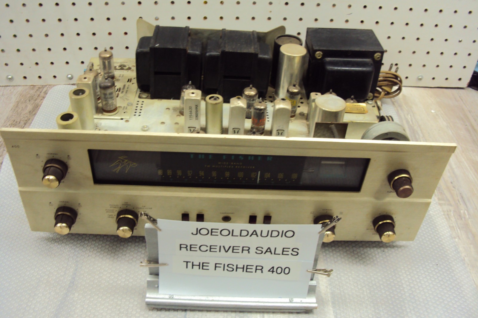 The Fisher 400 Vacuum Tube Receiver. Read All Below.