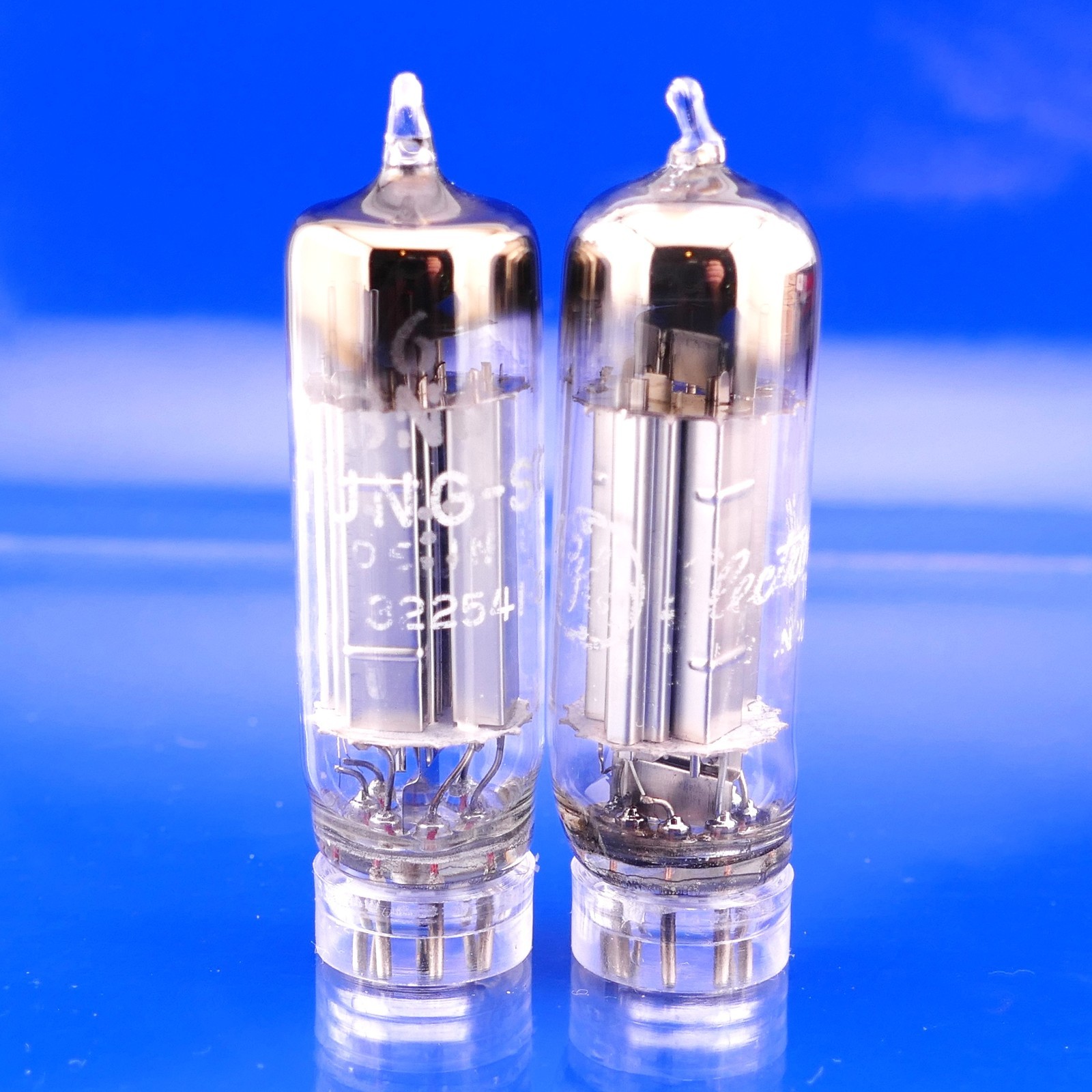 Two SELECT Excellent GE 6BN6 Tubes NOS NIB FULLY Tested on Both Grids TV-7