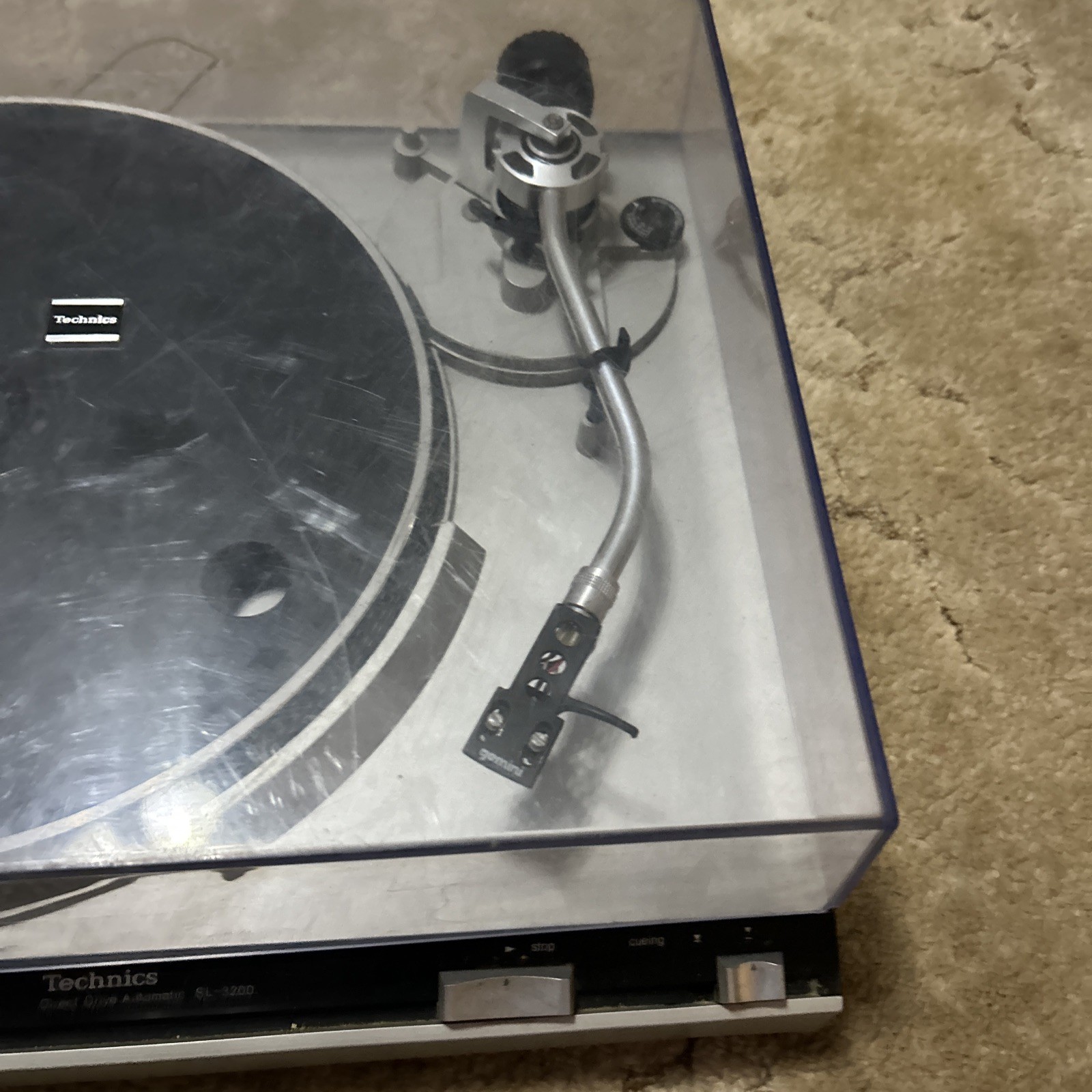 Vintage TECHNICS SL-3200 Direct Drive Automatic Turntable System As Is