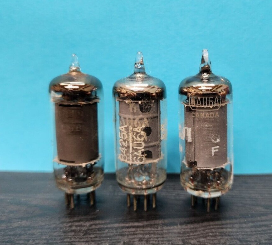 1- 6AU6 6AU6A Vacuum Tube Mixed Brands Tested Qty Available Loc. Stock