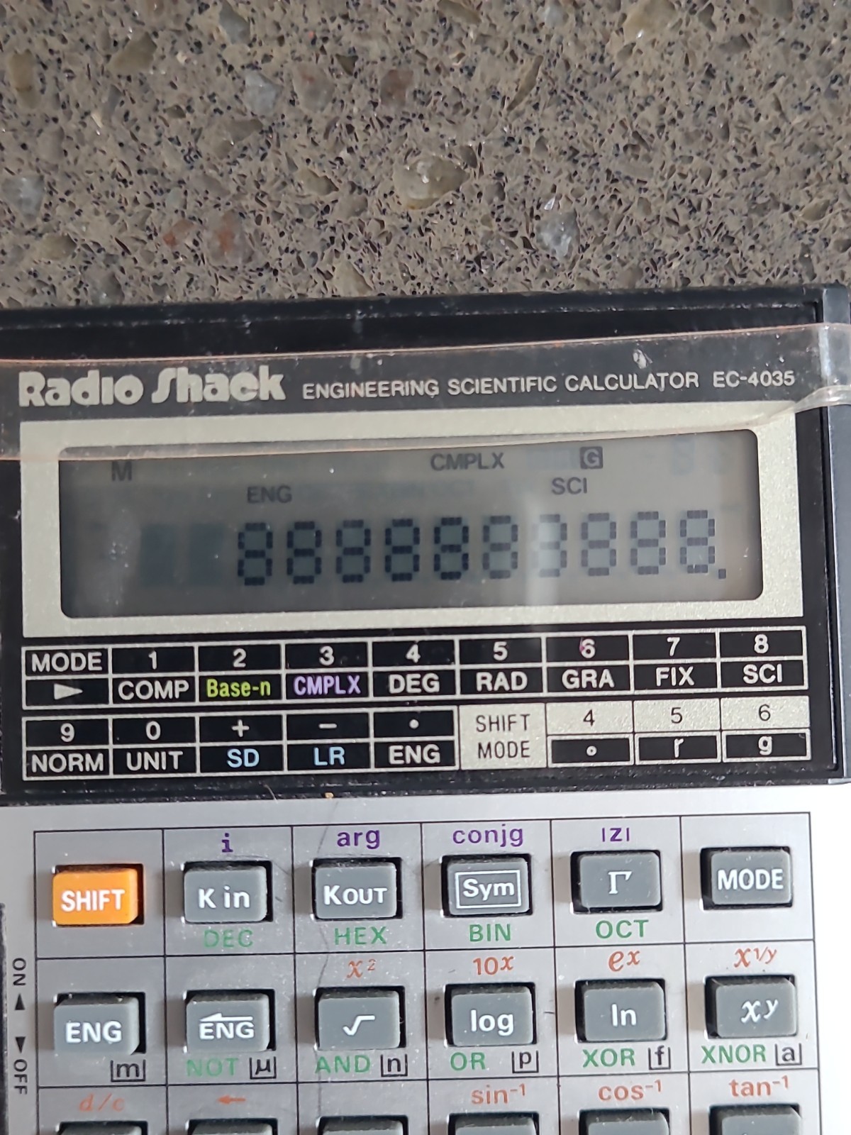 Radio Shack Engineering Scientific Calculator EC-4035 NEW BATTERIES