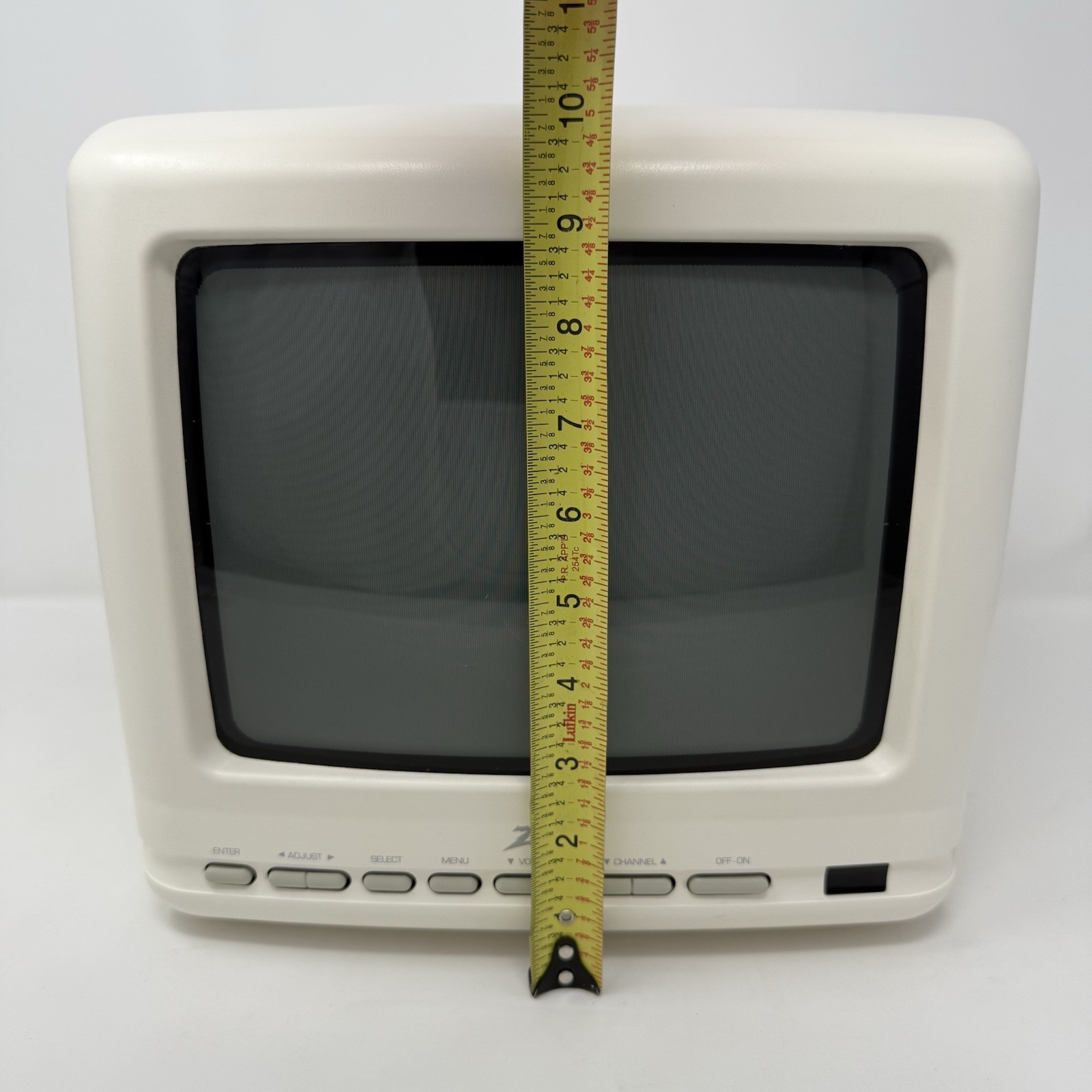 Zenith 9” CRT Color TV SL0953X Power Cable Gaming Tested No Remote Coaxial READ