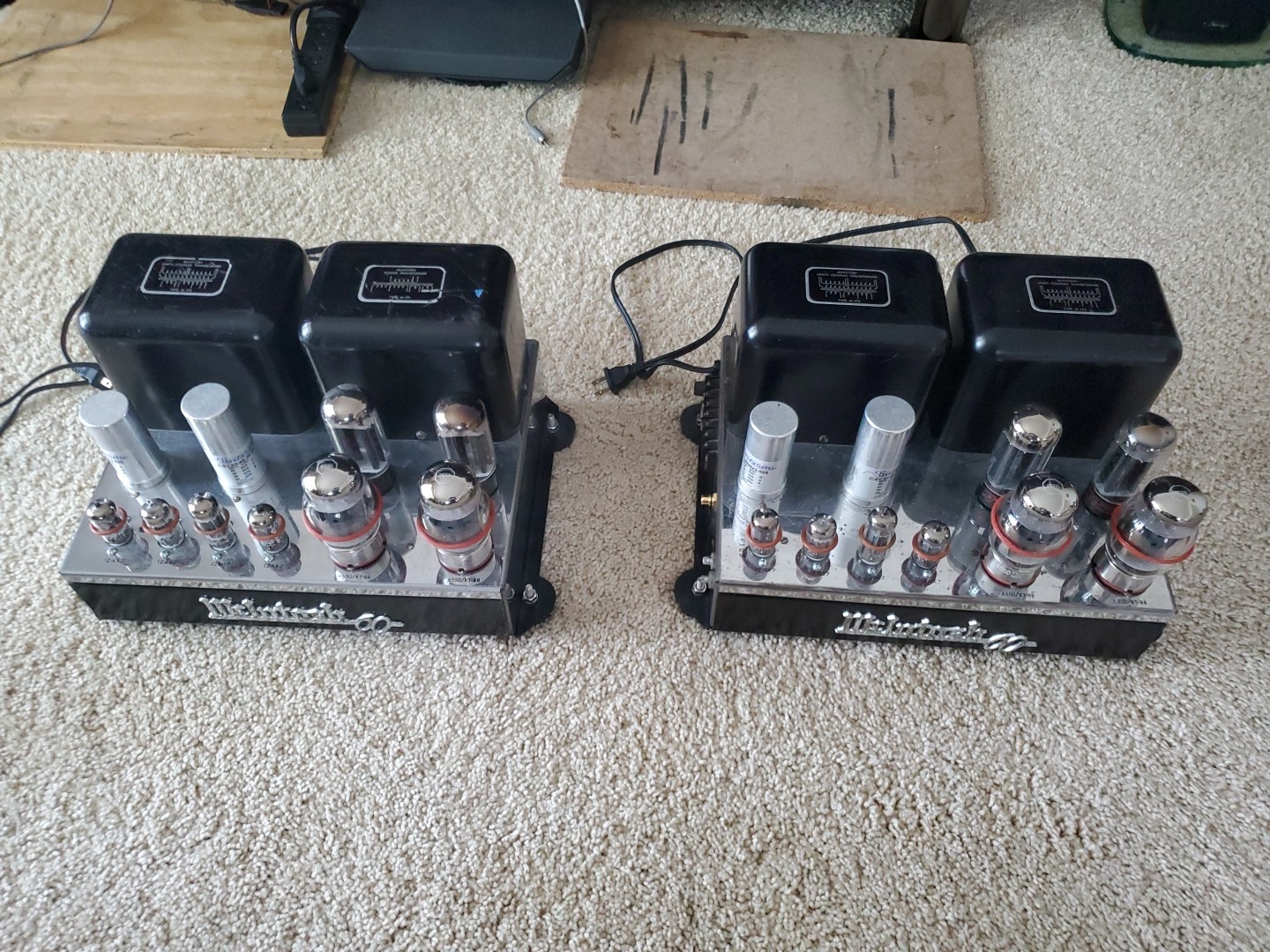 Mcintosh MC 60 Tube Monoblock Amplifiers !!