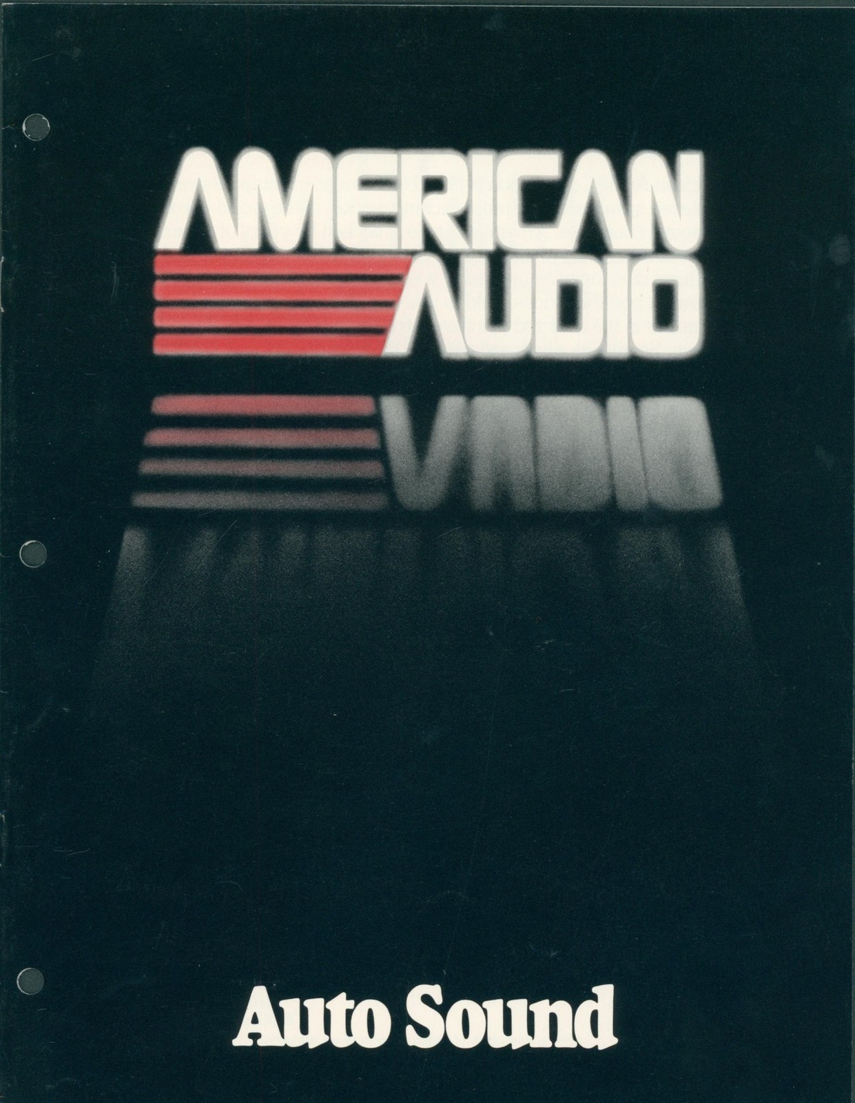 1984 American Audio Auto Sound EuroSeries Car Stereo Catalog Dealer AM/FM Cass