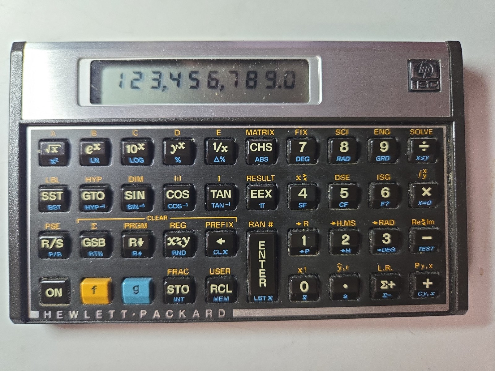 HP-15C Vintage Scientific Calculator USA leather case