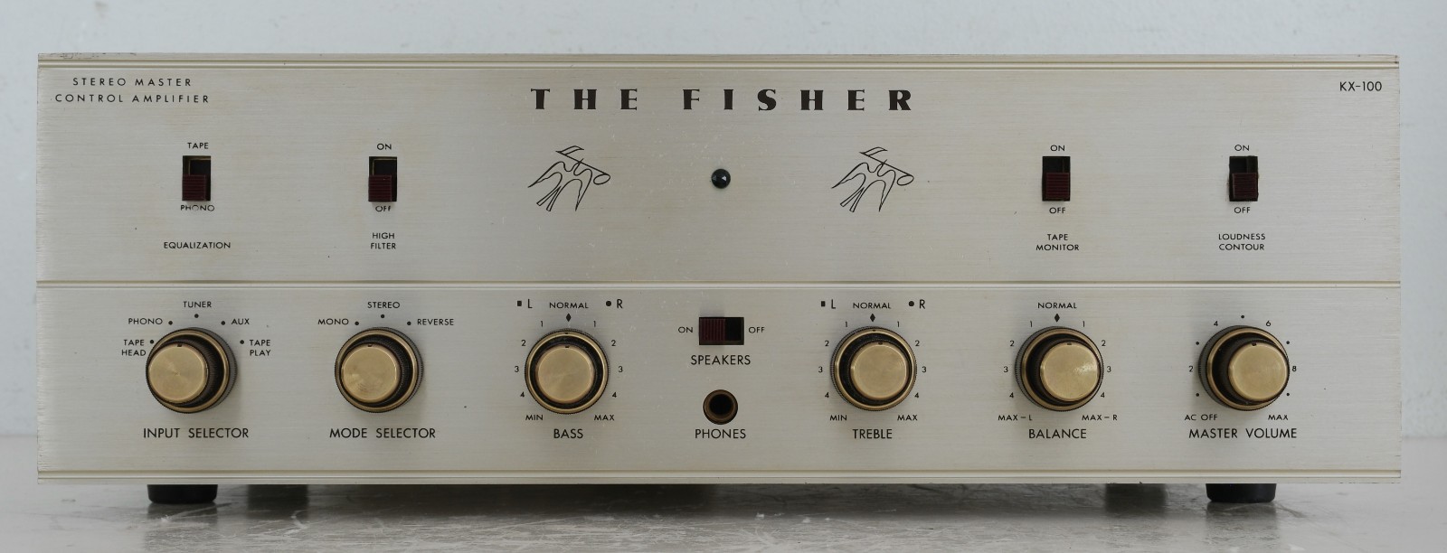 Fisher KX-100 Stereo Master Control Amplifier