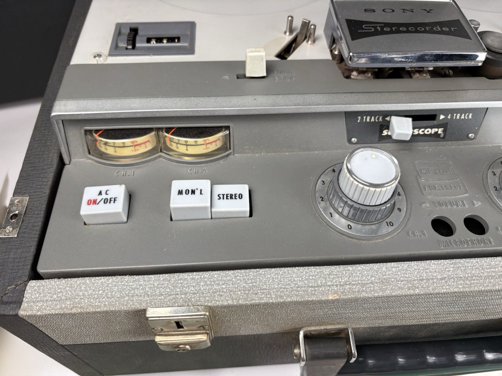 Sony Superscope Sterecorder Model 300 Tape Recorder Reel To Reel