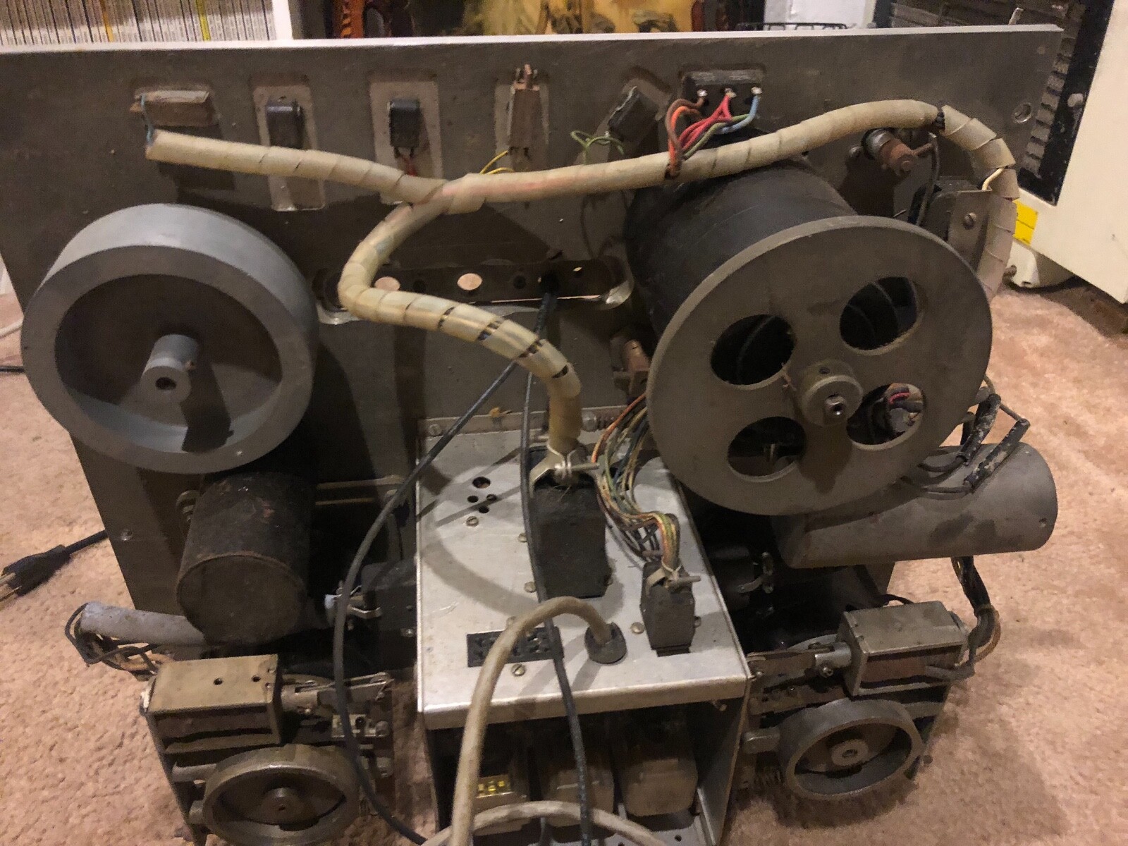 Ampex 350 351 transport with head stack