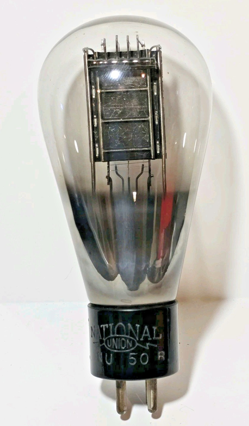 1 RARE National Union Type NU 50 Globe Vacuum Tube Tested Strong ON TV – 7