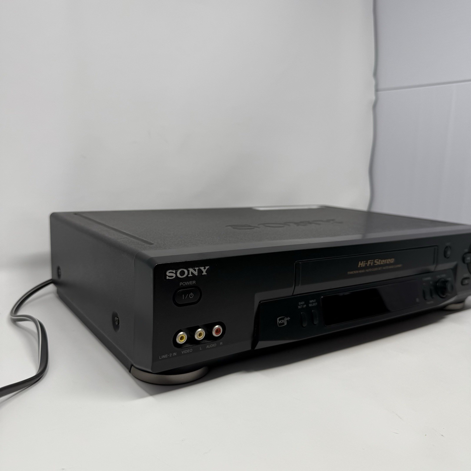 Sony SLV-N71 VHS Video Cassette Player Recorder VCR HiFi No Remote 19 Mic Tested