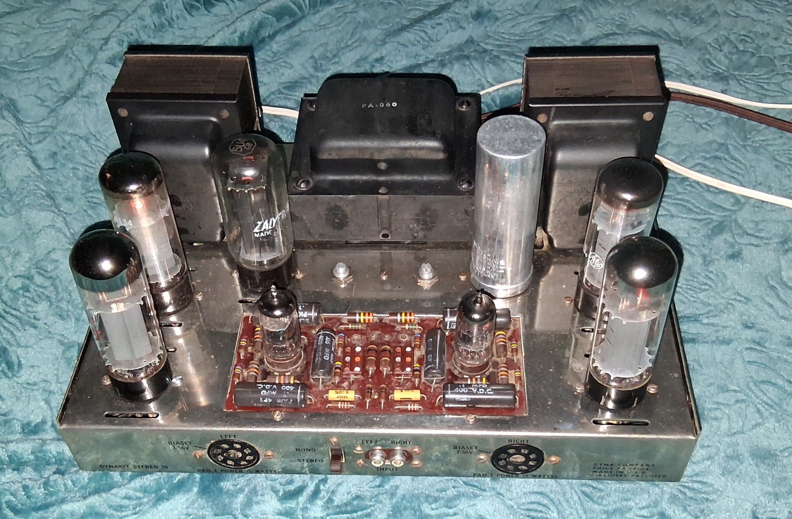DYNACO DYNAKIT ST 70 Tube Amp, 1959, Stereo 70 Amplifier, Looks & Sounds Great!