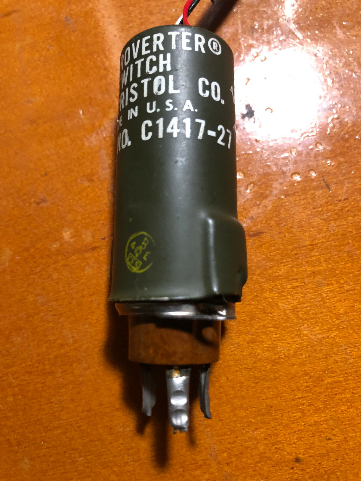 Bristol Company Syncroverter Switch C1417-27