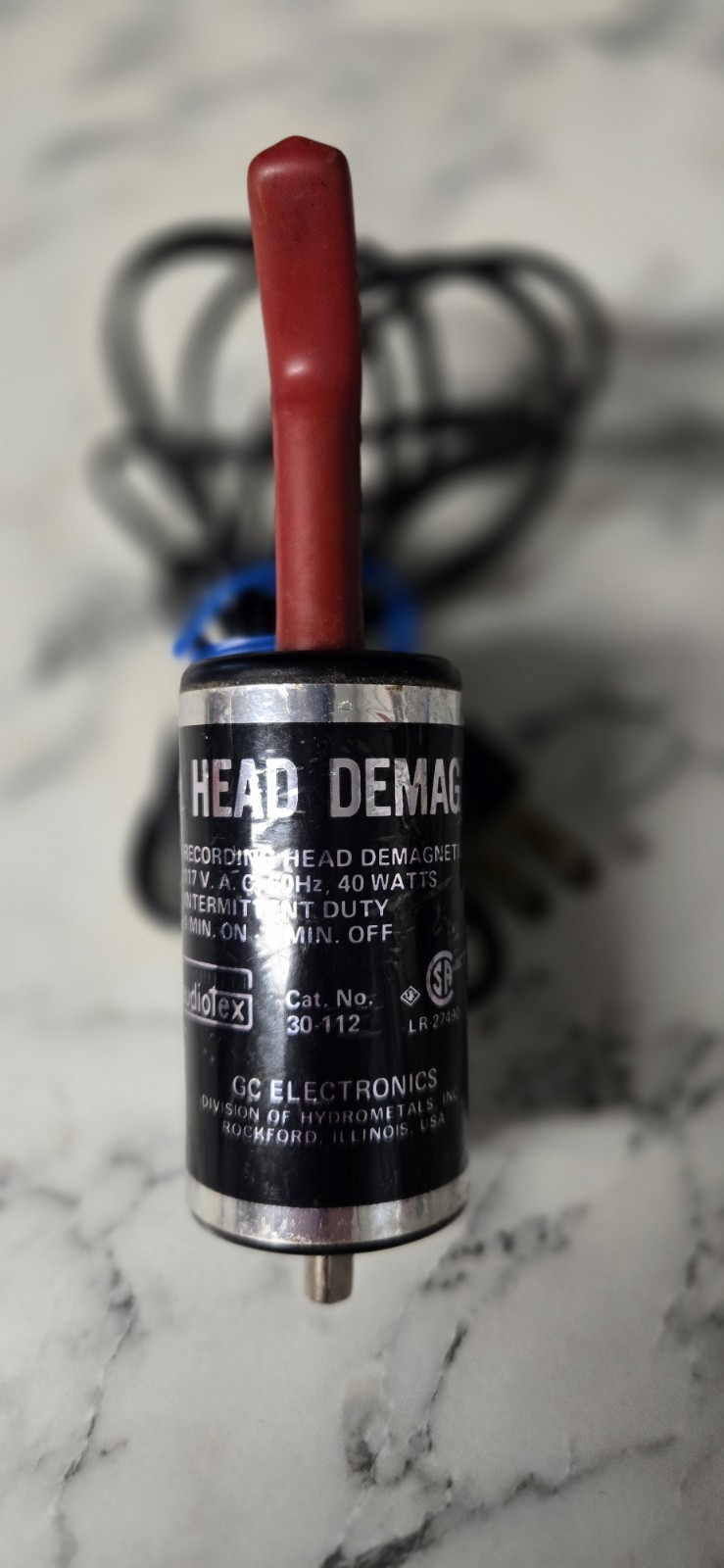 Head Demagnetizer, GC Electronics 30-112 Audiotex