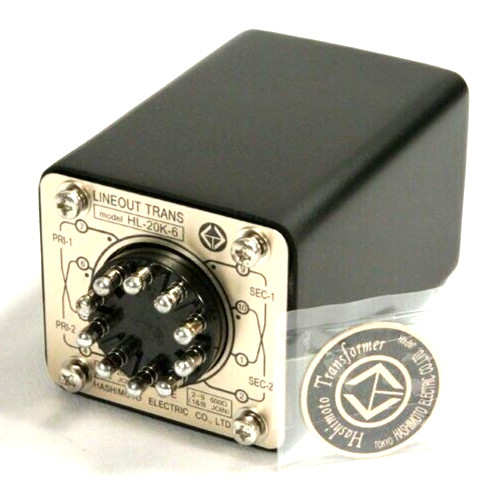 Hashimoto HL-20K-6 (Sansui) Line Out Transformer 20Kohm:600/150ohms