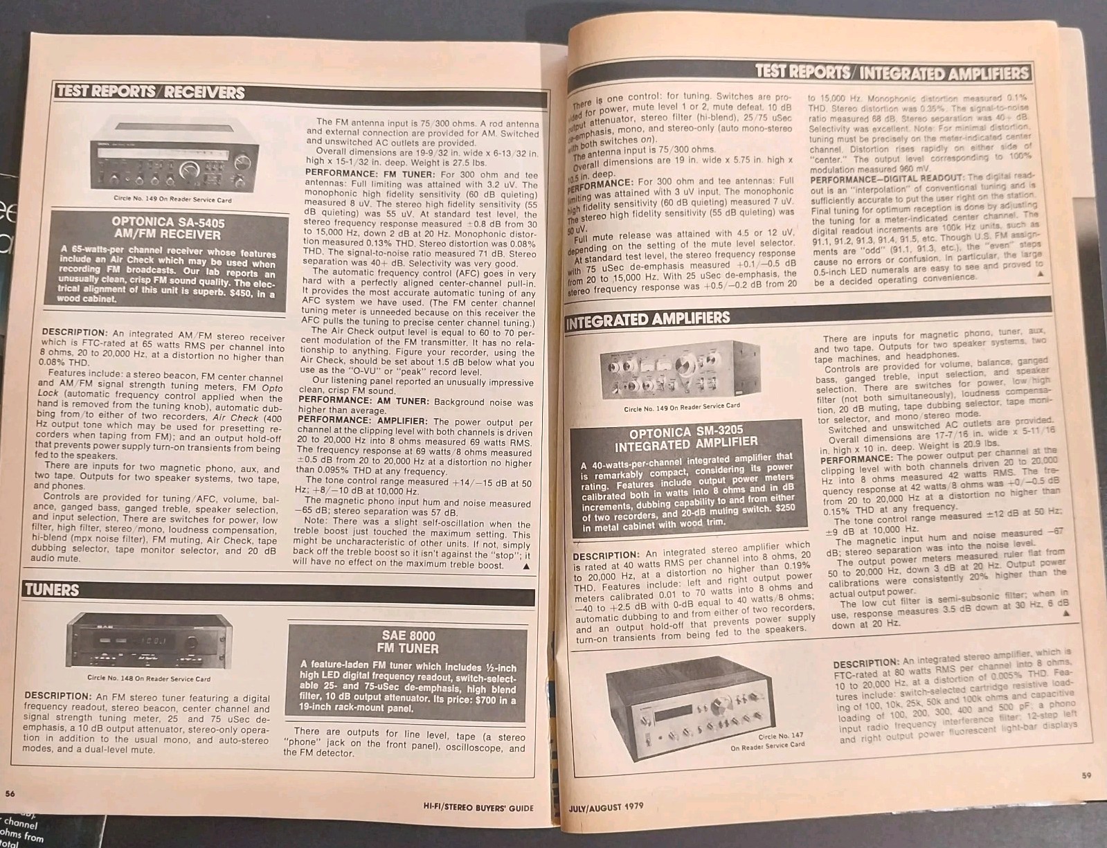 Lot of 2 Vintage Hi-Fi Stereo Buyers Guide Magazines 1978 Tape & 1979 Speaker