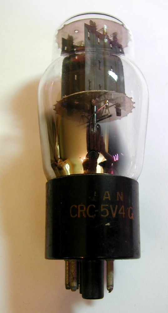 RCA JAN CRC 5V4G Amplifier Tube Tests as NOS