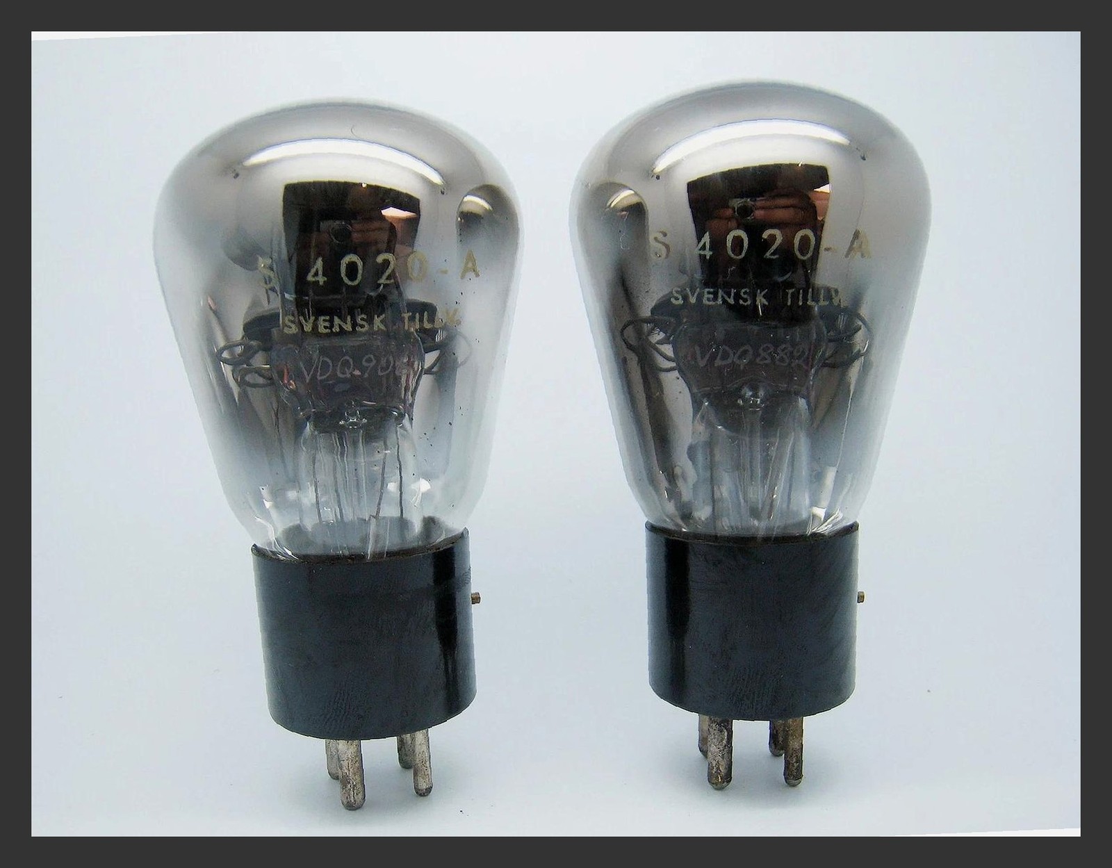 2 x NOS STC Standard S4020A AR12 R87 102D Triode Tube, V.GOOD, Tested, Vintage A