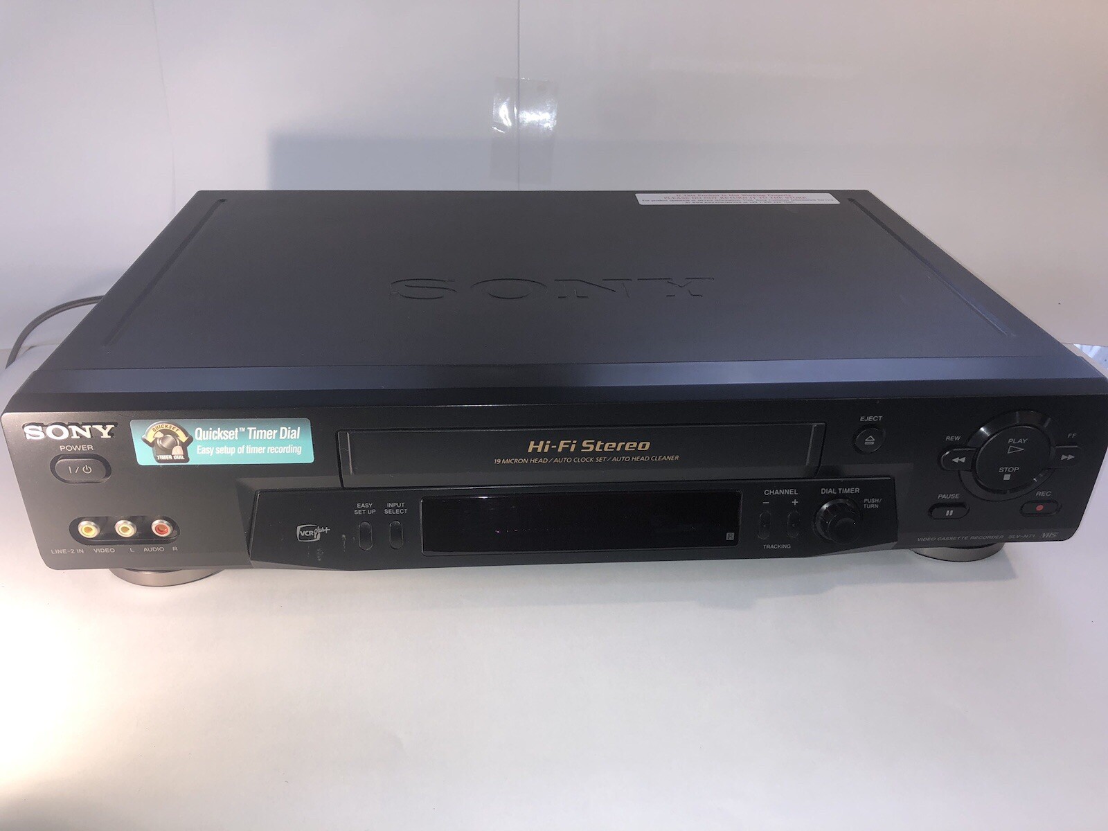Sony SLV-N71 VCR Video Cassette Recorder Player VHS – Tested- “No Remote”