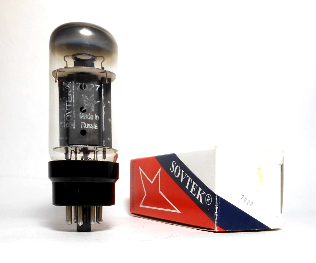 Sovtek 7027 Amplifier Power Output Tube – USED – Test Strong