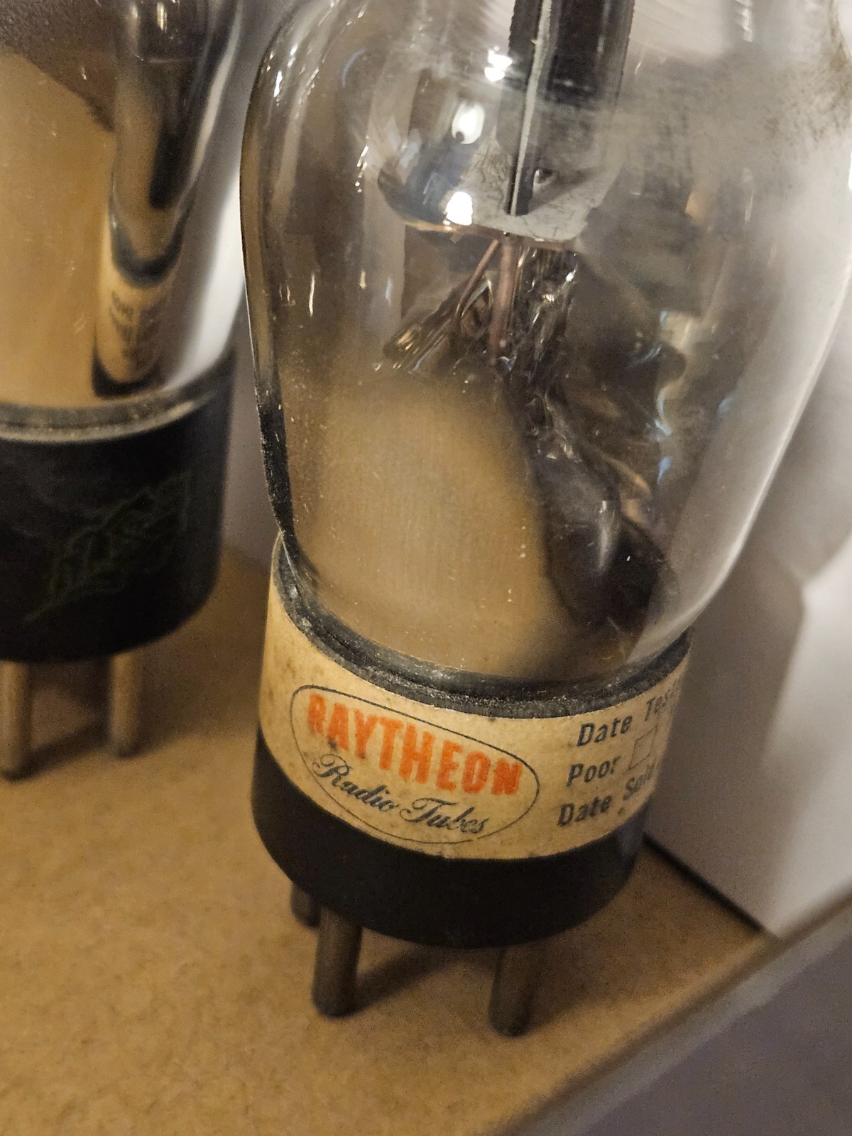 Lot of 10 RCA WARDS SYLVANIA Antique Radio Tubes Type 27 Vacuum Tubes