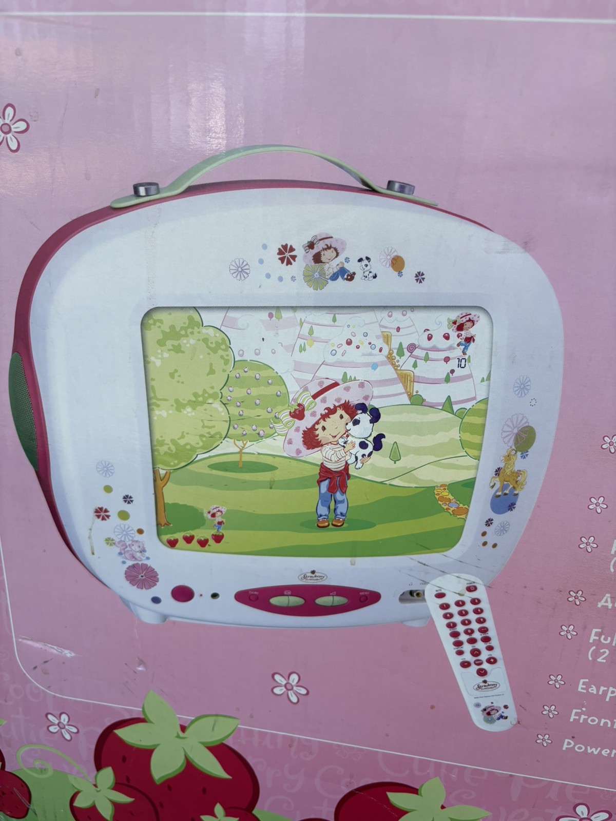 vintage crt tv strawberry shortcake brand NEW