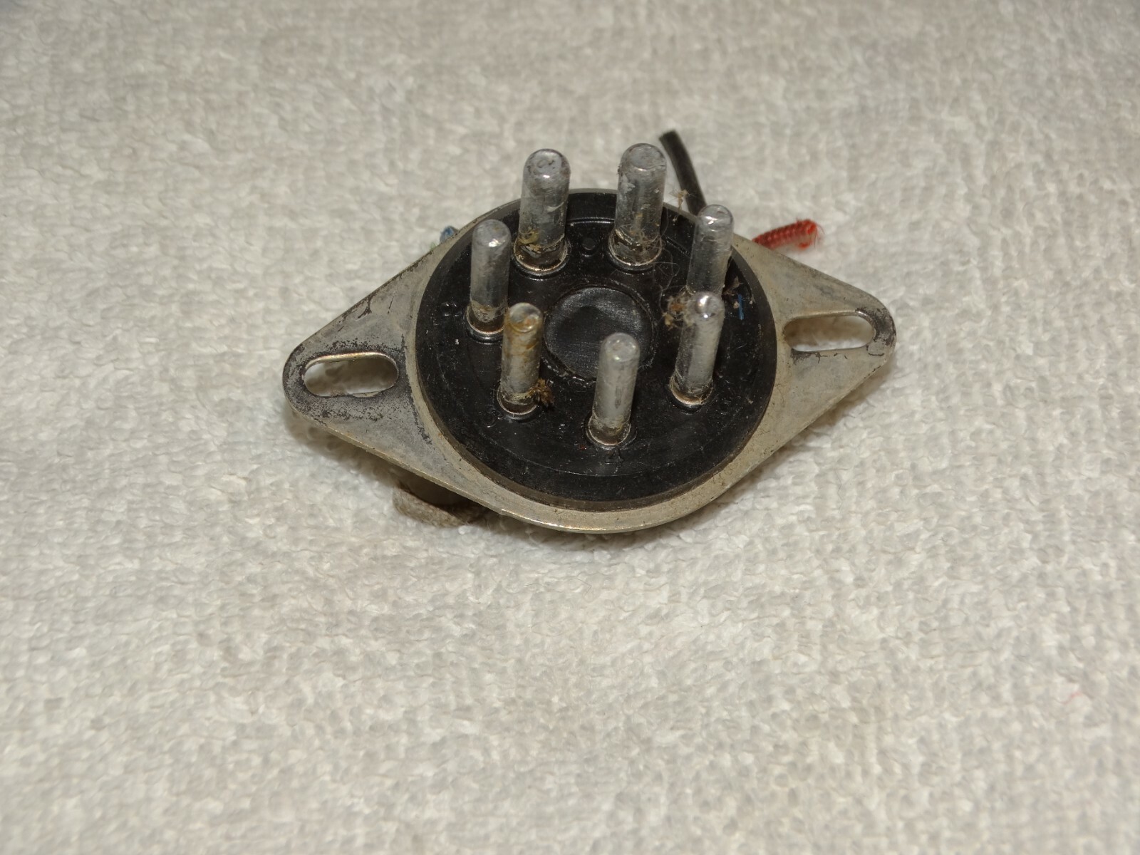 1-Vintage Male Flush Mount Amphenol Plug 7-pin, Baldwin Hammond