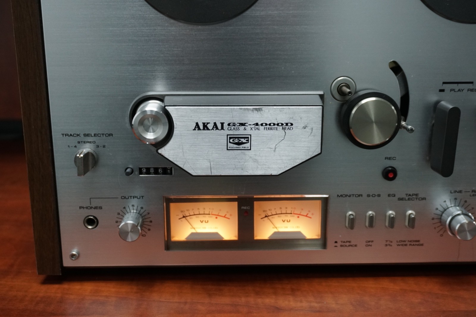 Akai GX-4000D 4-Track Stereo Reel-To-Reel Recorder Player & Speed Adapter (667