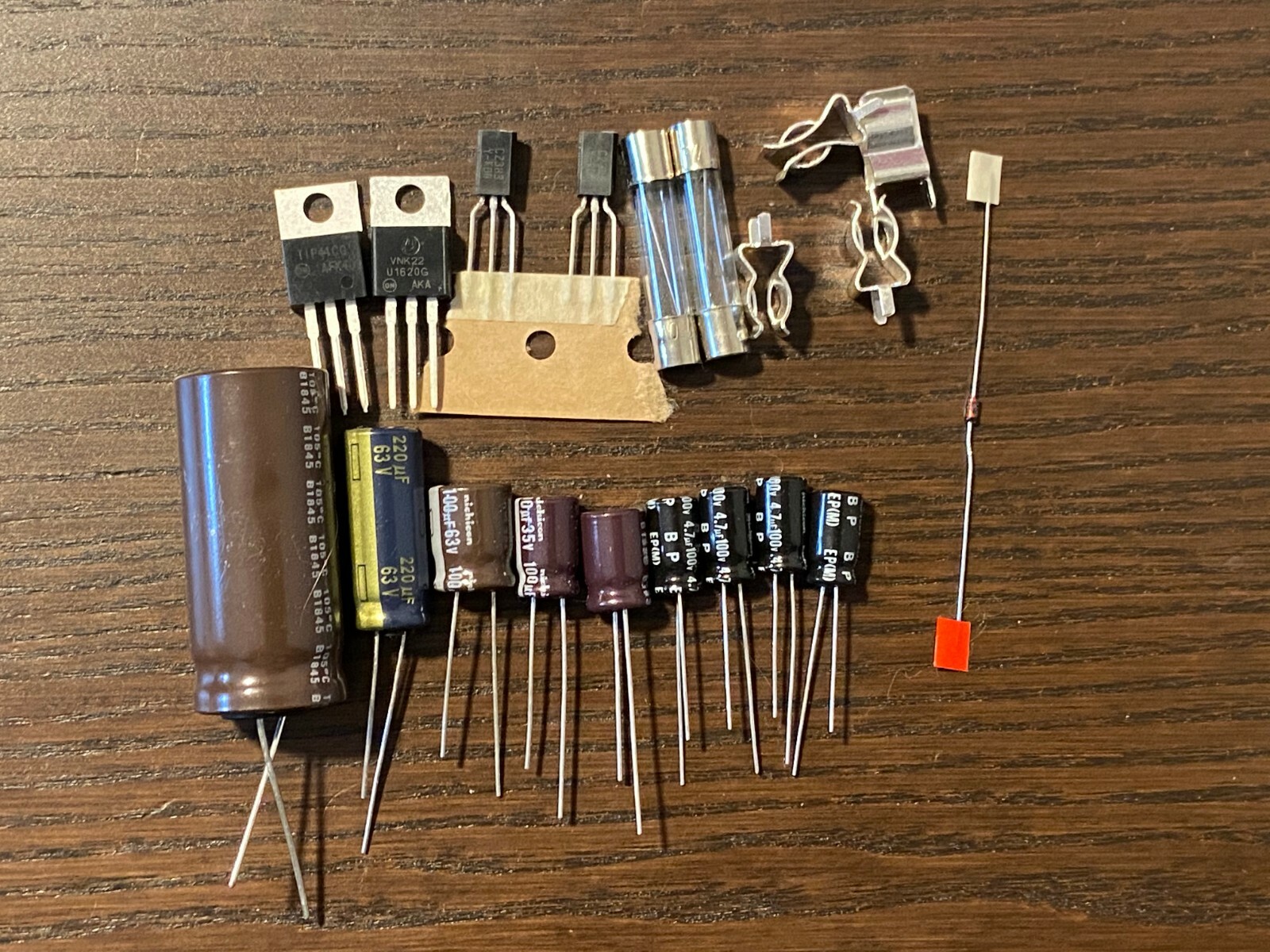 Sansui F-2546 Power Supply Board Rebuild Receiver Recap Kit – 8080 9090 890 990