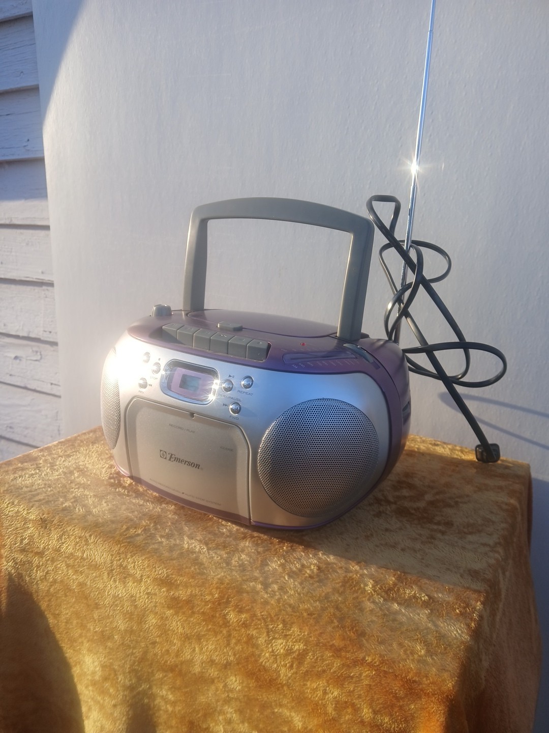 Vintage Emerson CD And Cassette Tape Player With Stereo, Perfect Condition 👌