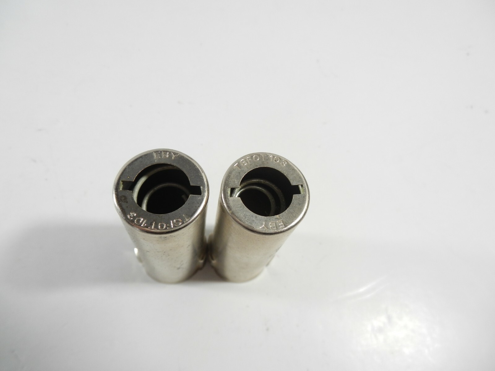 2 Pack TSF0T 103 EBY CONNECTOR TUBES SHIELDS, Diameter: 0.87 in, Length: 2.25 in
