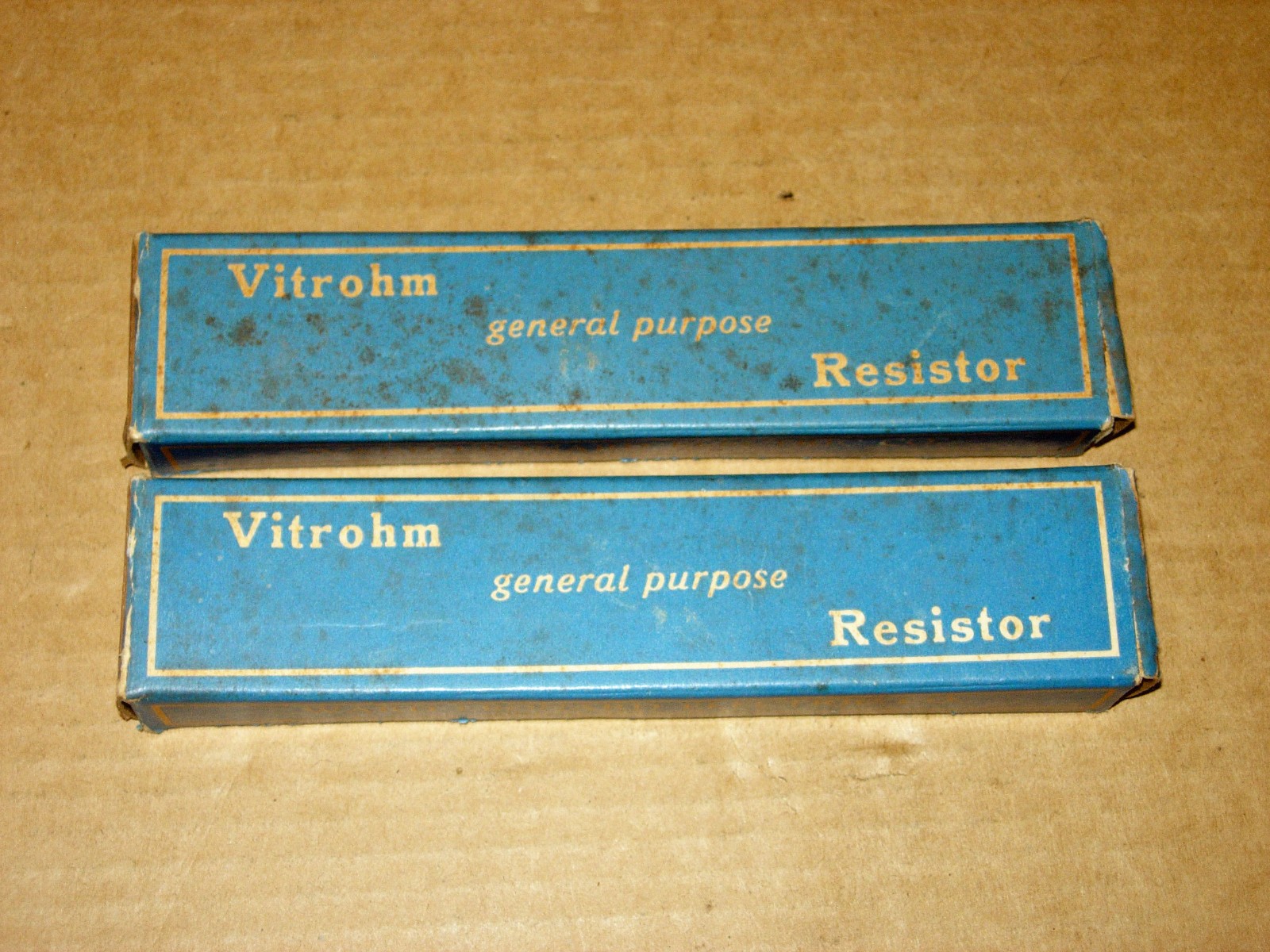 TWO WARD LEONARD-15 OHM 80 WATT ADJUSTABLE RESISTORS-TUBE AMPLIFIER DUMMY LOADS
