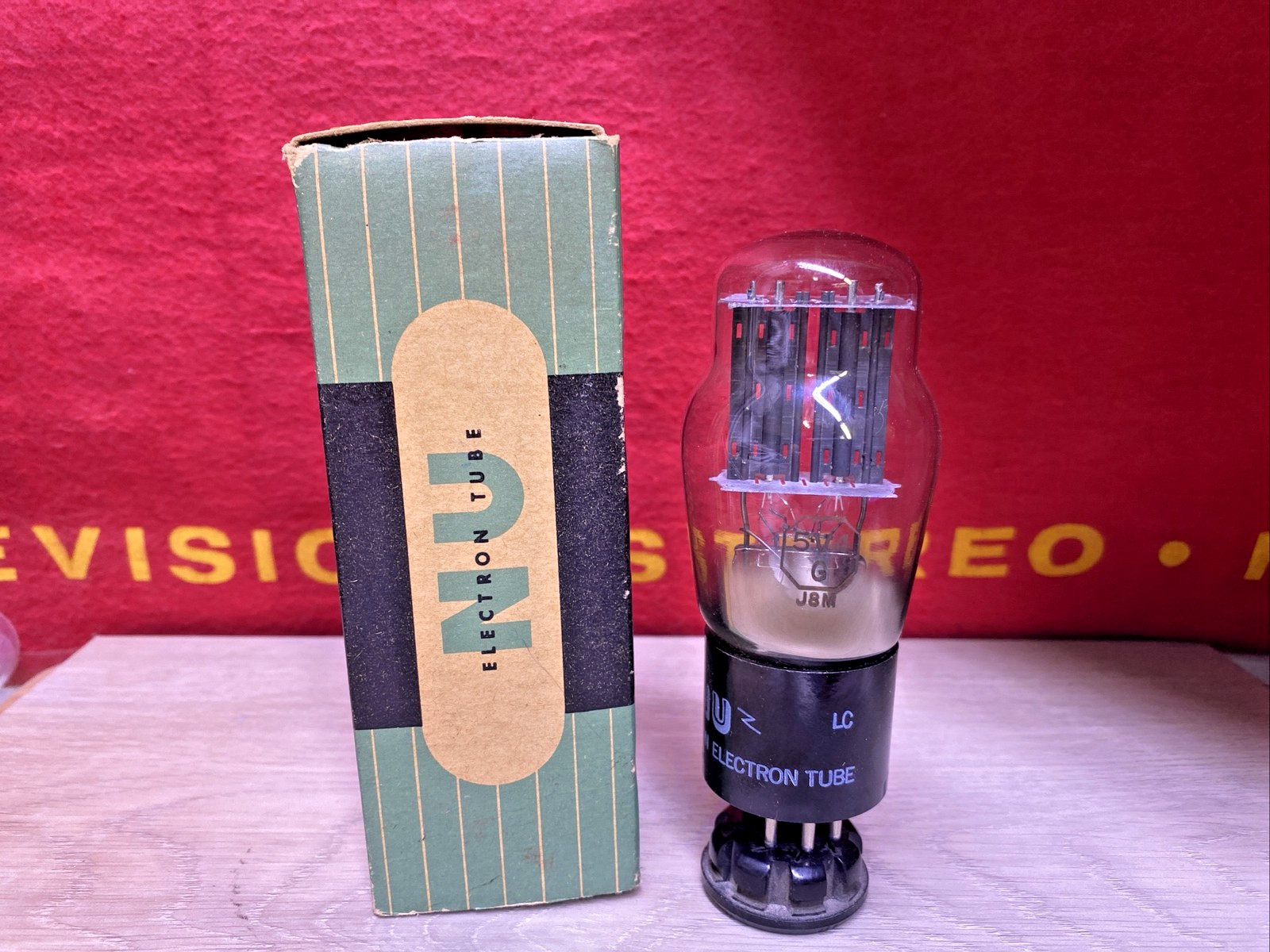 NU 5V4G Vacuum tube Rectifier Tested Good