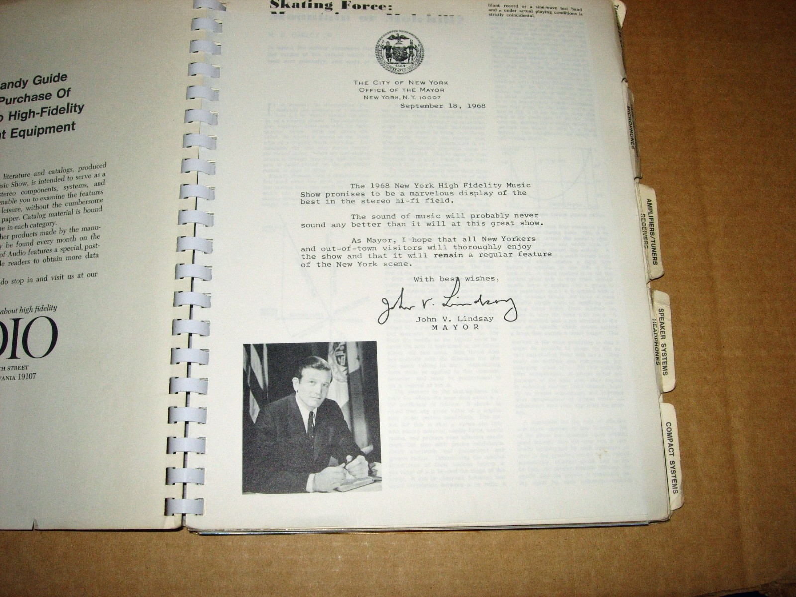1968 NEW YORK CITY HI-FI MUSIC SHOW BUYER’S GUIDE-MANY BROCHURES/CATALOGS