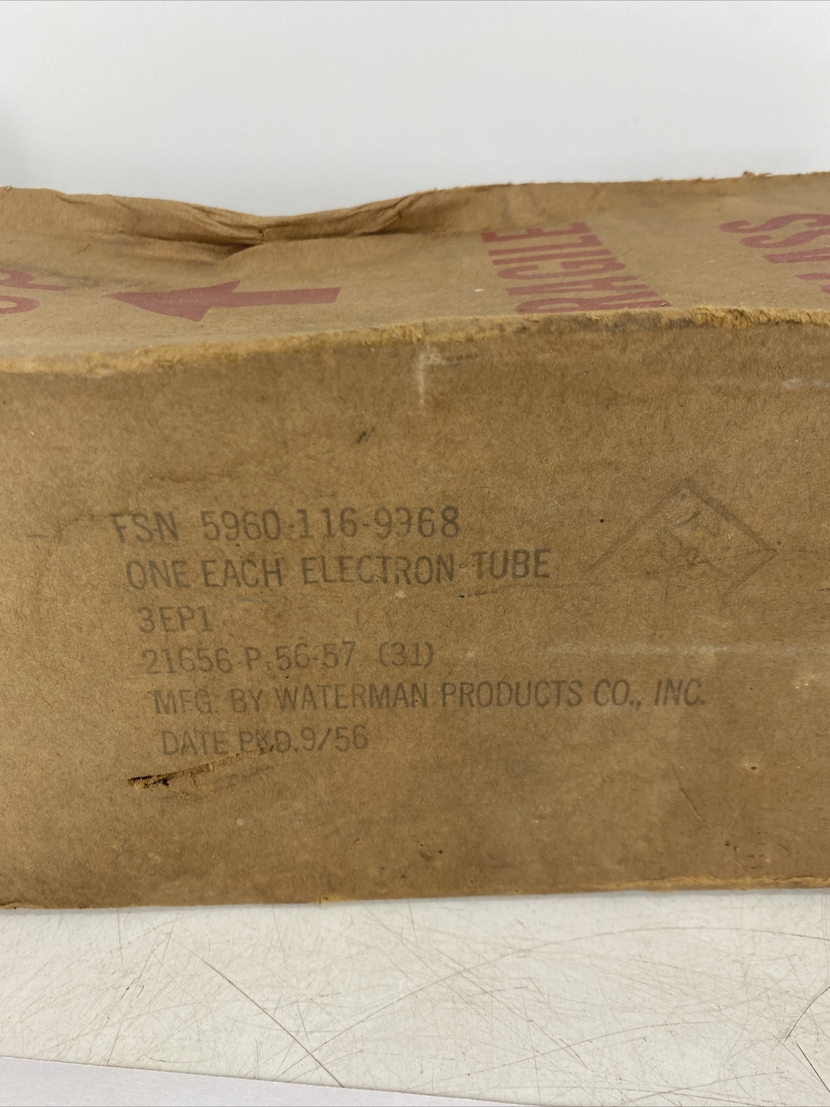 RARE Vintage Waterman 3EP1 Electron Tube Made in USA NEW OLD STOCK