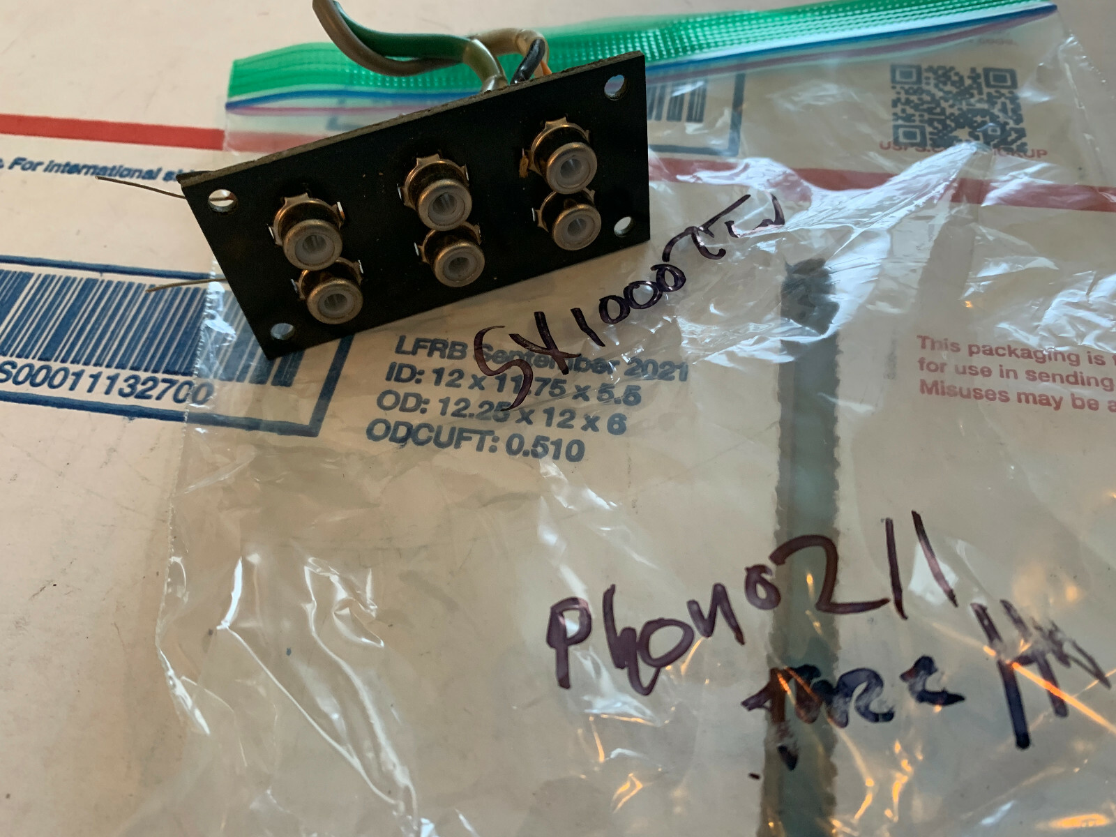 Pioneer SX-1000TW Stereo Receiver Parting Out RCA Jacks