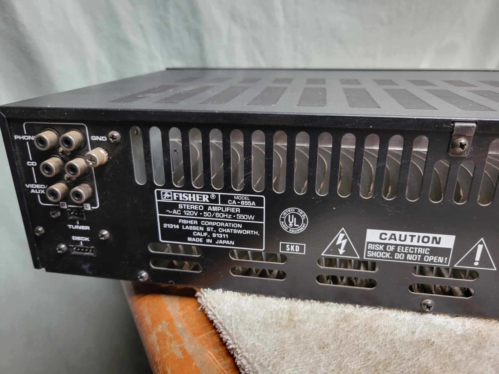 Vintage Fisher Studio Standard Integrated Stereo Amplifier PLEASE READ
