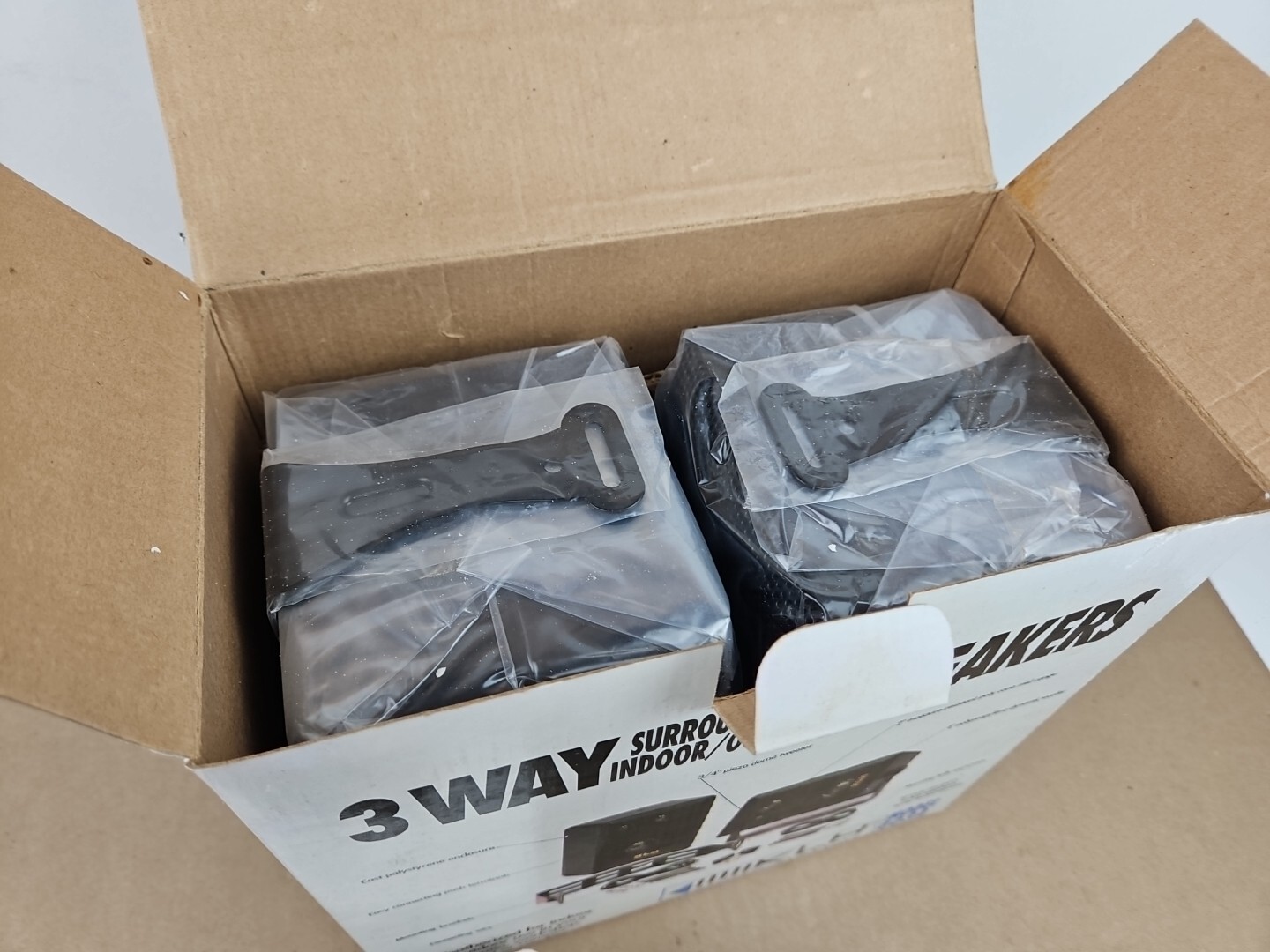 KLH 3 Way Surround Sound Indoor/Outdoor Speakers 403A NEW Open Box