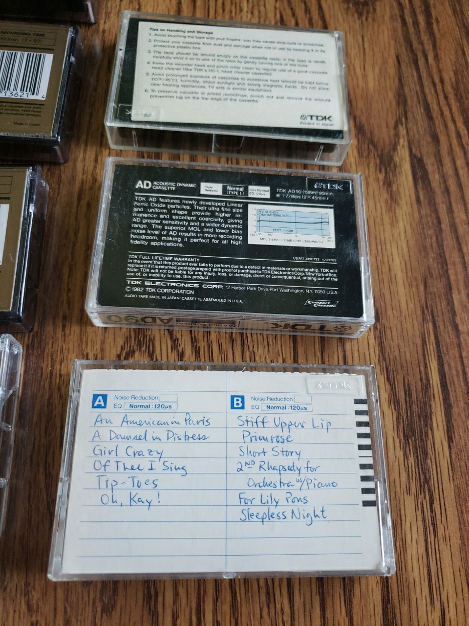 Lot Of 11 Gently Used Blank Cassette Tapes Maxell XLII, TDK AD90, TDK D90 VGC