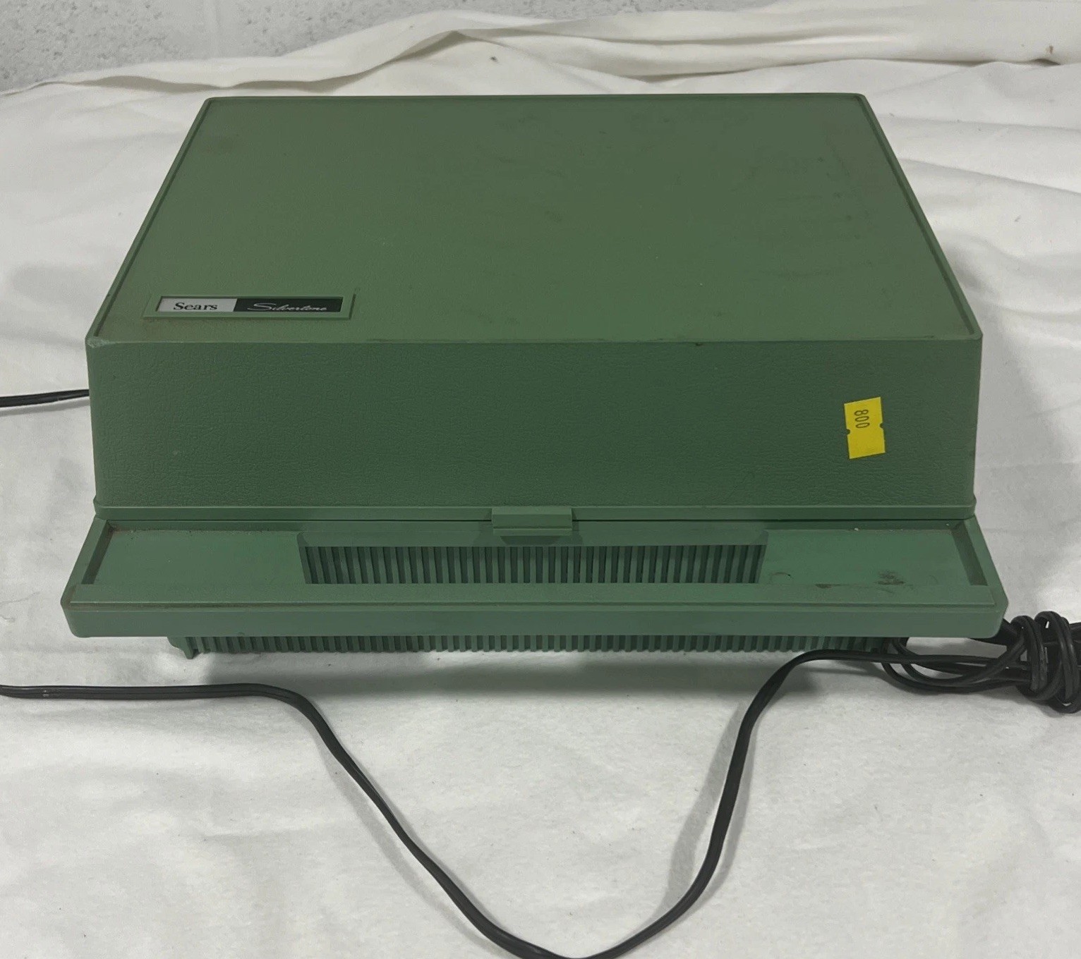 Sears Silvertone 3249 Green Plastic Case Portable Record Player VTG Parts/Repair