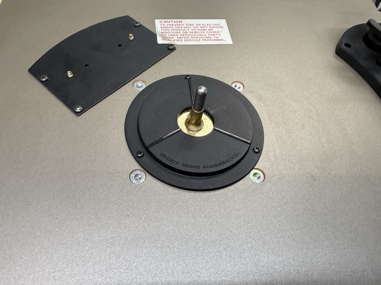 RARE Micro Seiki Direct Drive DD-25 W/ AT Cartridge Dustcover WORKS SOUNDS GREAT