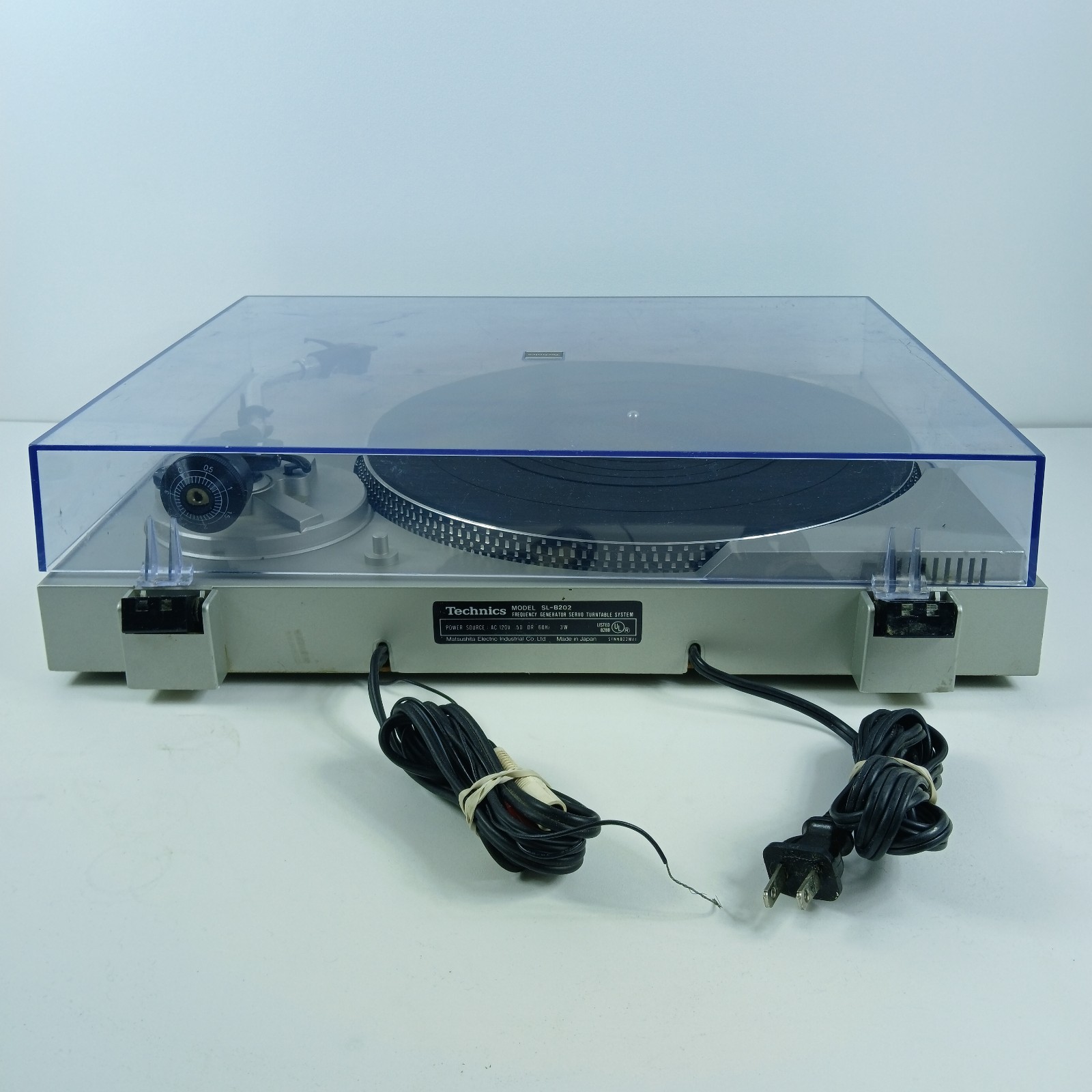 VTG TECHNICS FREQUENCY GENERATOR SERVO AUTO TURNTABLE SL-B202 TESTED