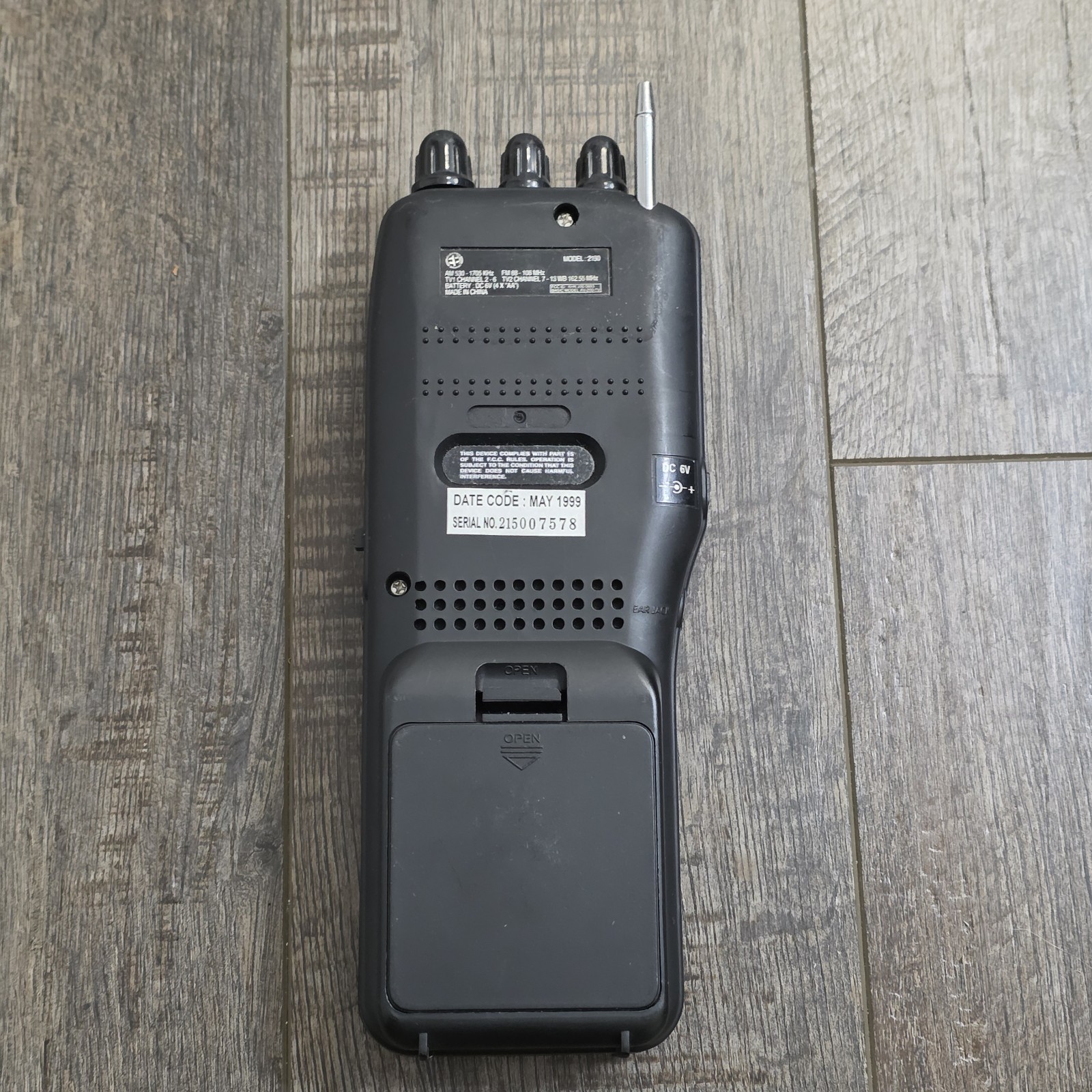 ELECTRO BRAND Multi Band Radio Model 2150 AM/FM/TV1/TV2/Weather Band TESTED!