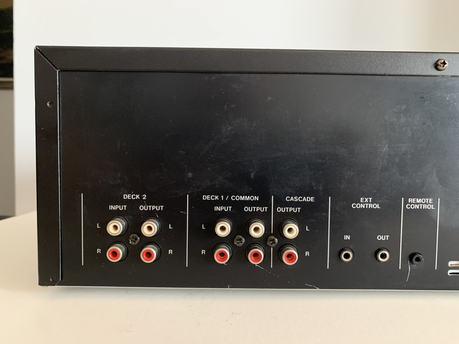 TASCAM 302 Professional Dual Cassette Deck w/ Rack Ears – Made in Japan – Tested