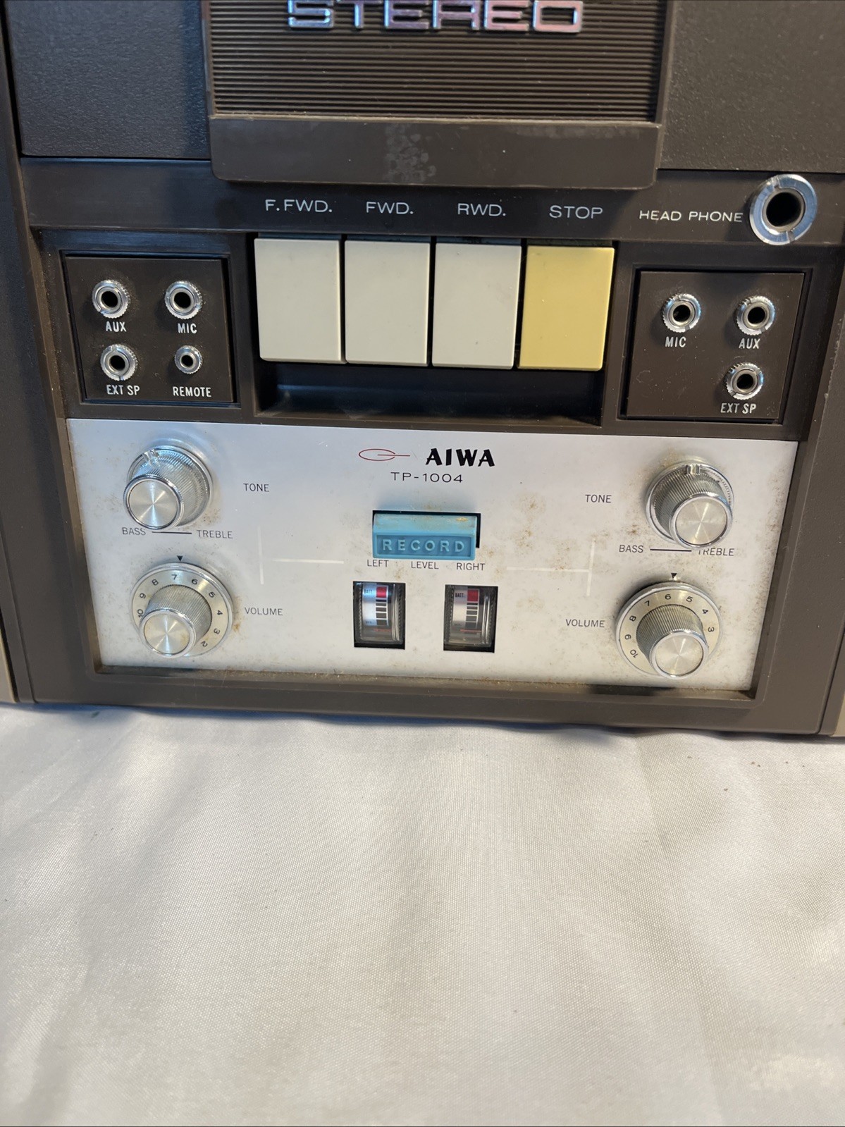 Vintage AIWA TP-1004 Cassette Recorder – Tested/ Runs. See Description!!