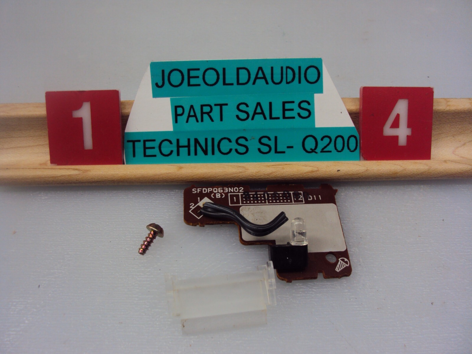Technics SL-Q200 Turntable Strobe Lamp Board & Cover. Tested Parting Out SL-Q200