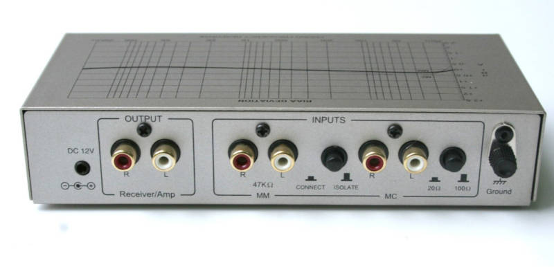TCC TC-760LC MM/MC Phono Preamp w/ Level Adjust; SILVER