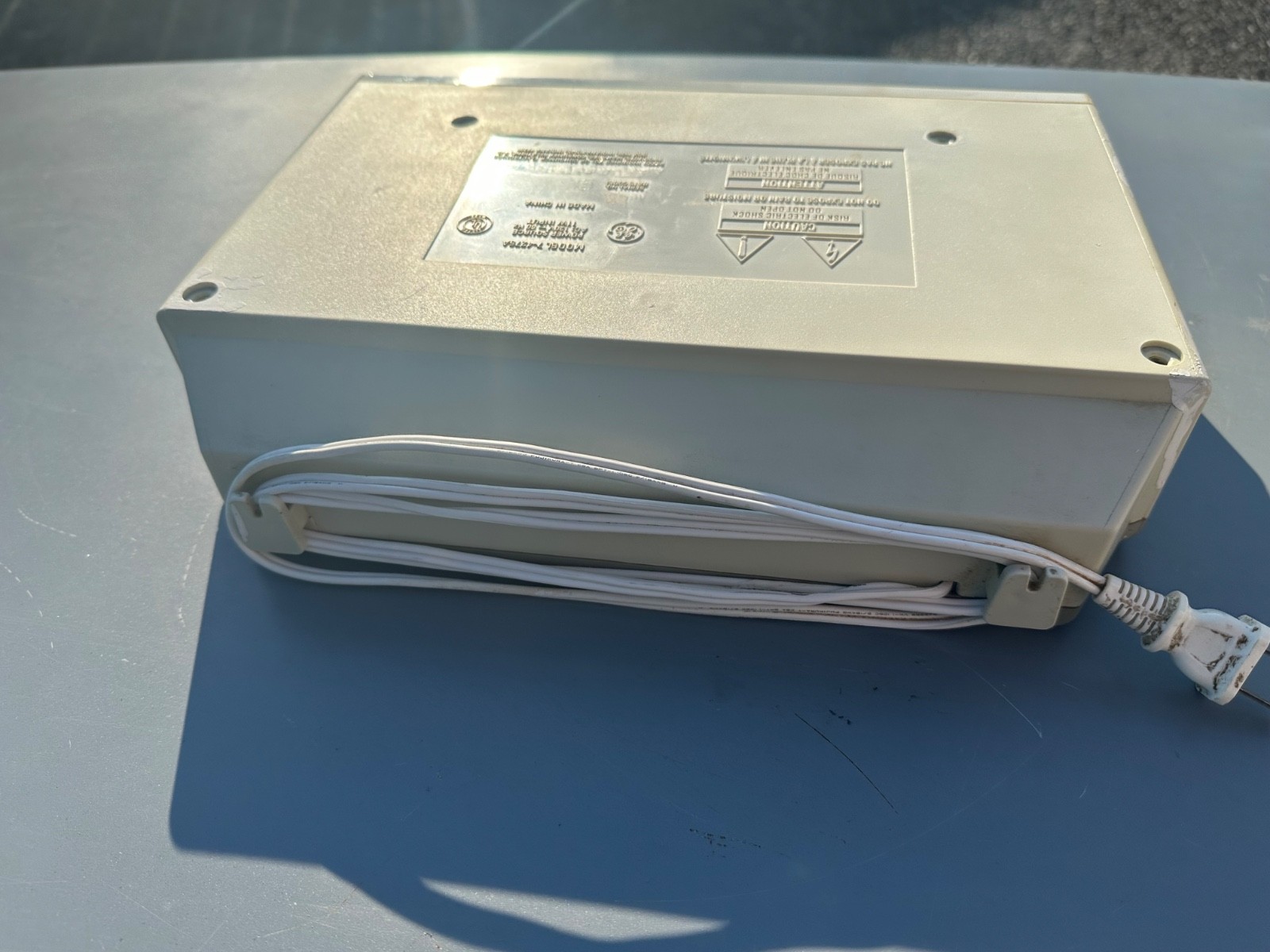 Vtg GE Spacemaker Clock/Radio/Cassette Player Model 7-4275A Works READ BELOW