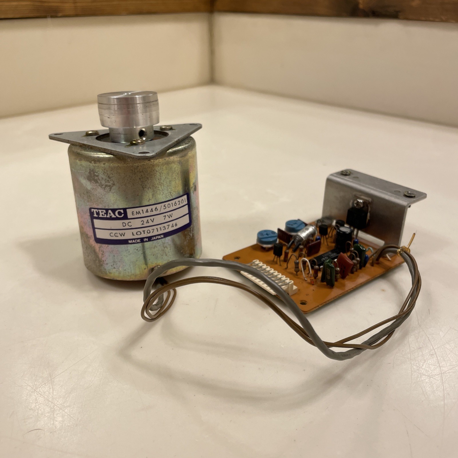 TEAC A-3440 Capstan Motor EM 1446 & Circuit Board 51675661 Replacement